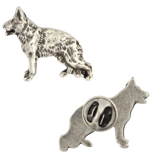 Owczarek niemiecki pin posrebrzony Art-Dog